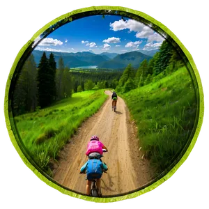 Spring Biking Trails PNG Pgw34 PNG