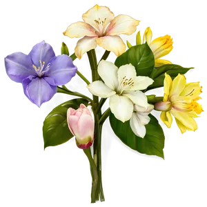 Spring Bloom Cluster PNG Nkx PNG