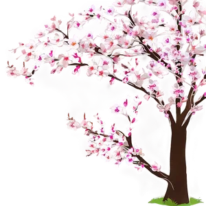 Spring Blossom Forest Clipart PNG Cne PNG