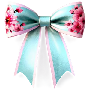Spring Blossom Gift Bow PNG Huo
