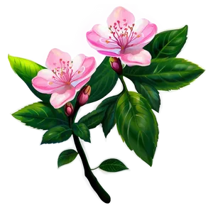 Spring Blossom Sticker Png Dla23 PNG image