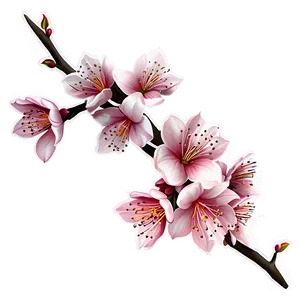 Spring Blossom Sticker Png Rrw88 PNG image