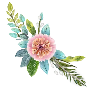 Spring Boho Flowers PNG 47