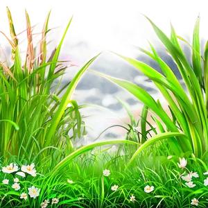Spring Cartoon Grass PNG 06122024