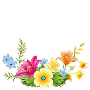 Spring Corner Flower Png 06272024 PNG image