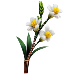 Spring Corner Flower PNG Iqu