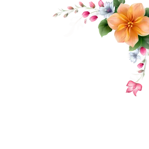Spring Floral Frame PNG 05212024