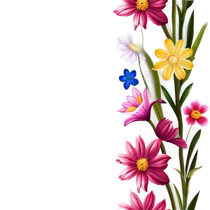 Spring Floral Pattern PNG 37