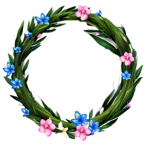 Spring Floral Wreath Png Xdo31 PNG image