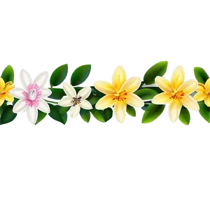 Spring Flower Border Png 05252024 PNG image