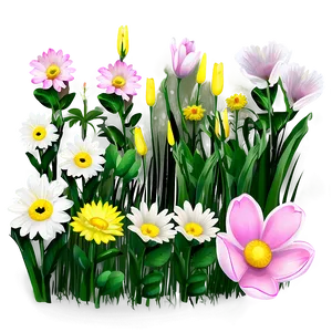 Spring Flower Meadow PNG 06272024 PNG