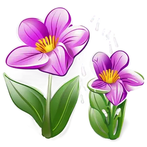 Spring Flower Outline PNG 4 PNG