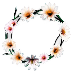 Spring Flower Outline PNG Uup