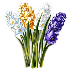Spring Flowers Bouquet PNG Dqk