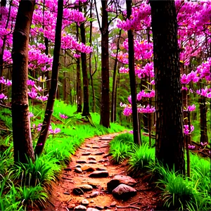 Spring Hiking Trail PNG 05212024