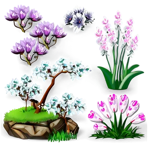 Spring Landscape Png 05212024 PNG image