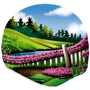 Spring Landscape PNG 2