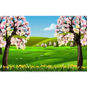 Spring Landscape PNG 44