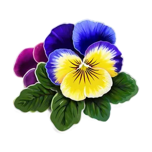 Spring Pansy Flower Png 06272024 PNG image