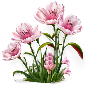 Spring Pink Flowers Png Weu17 PNG image