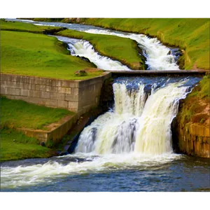 Spring Thaw And Dam Flow PNG 49 PNG