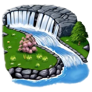 Spring Thaw And Dam Flow PNG 99
