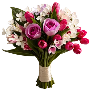 Spring Wedding Bouquet Png 05212024 PNG image