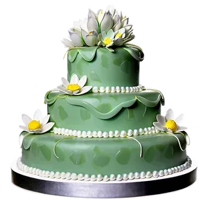 Spring Wedding Cake PNG 06122024