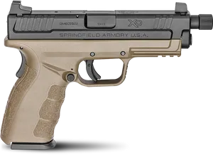 Springfield Armory X P Pistol PNG image