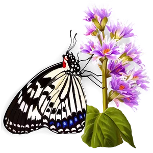 Springtime Butterfly PNG Bvu12