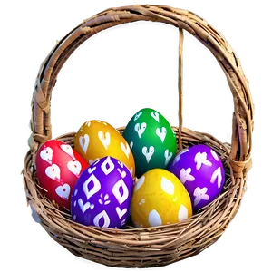 Springtime Easter Eggs PNG Cnv PNG