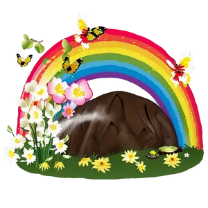 Springtime Rainbow PNG Cvc82