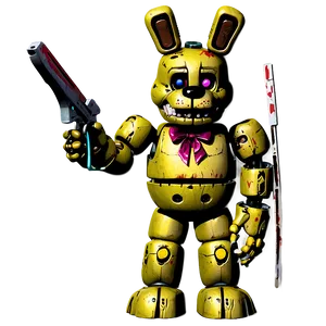 Springtrap Character Art PNG 2