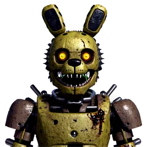 Springtrap Evolution Design Png Bee8 PNG image