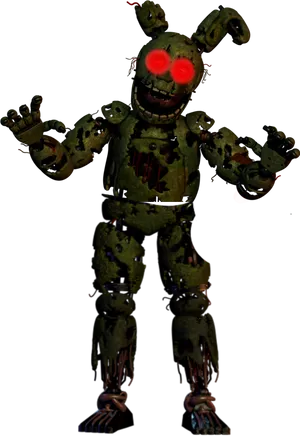 Springtrap F N A F Character PNG image