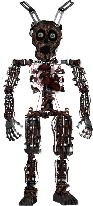 Springtrap F N A F Character Render PNG image