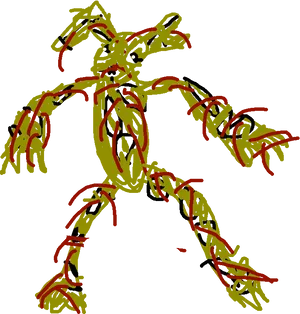 Springtrap Fan Art Sketch PNG