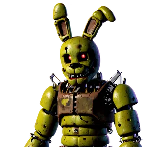 Springtrap Standing Alone Png 05252024 PNG image