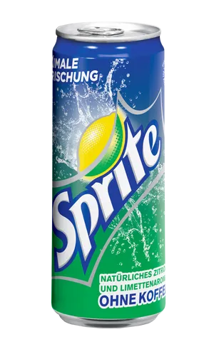 Sprite Lemon Lime Soda Can PNG image