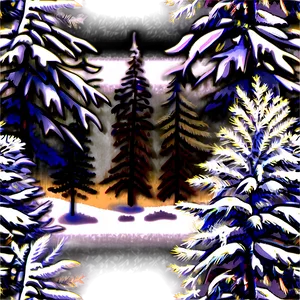 Spruce Tree Line Art PNG 06132024