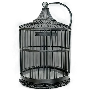 Square Bird Cage PNG 06122024