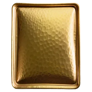 Square Gold Plate PNG 06262024 PNG
