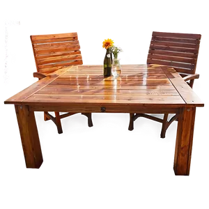 Square Outdoor Dining Table Png Hvx75 PNG image