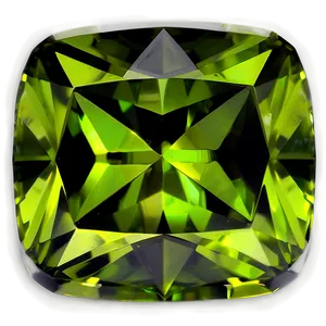 Square Peridot Gemstone PNG Bam13 PNG