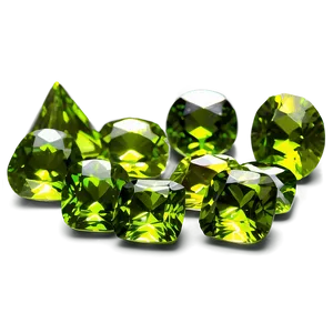 Square Peridot Gemstone PNG Kay PNG