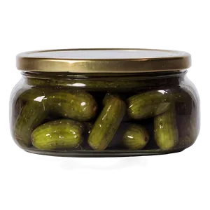 Square Pickle Jar PNG 38