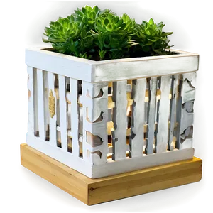 Square Planter Box PNG 06282024