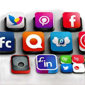 Square Social Media Icons PNG 05252024