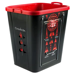 Square Trash Bin PNG Iax30