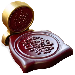 Square Wax Seal PNG Yfn